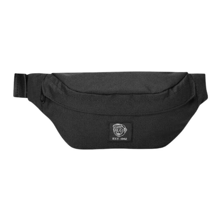 Skechers Versatile Fashion Simple Polyester Shoulder Bag Waist Bag Medium Unisex bags Black L223U034-0018 Black,Medium