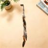 1/3Pcs Hair Accessories Vintage Bohemian Tassel Hair Clips With Faux Feather Design For Parties Balls And Beach-Style Outfits