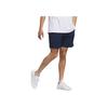 Adidas Solid Color Elastic Waist Three-Quarter Straight Leg Casual Shorts Men Shorts Navy-Blue IW6704