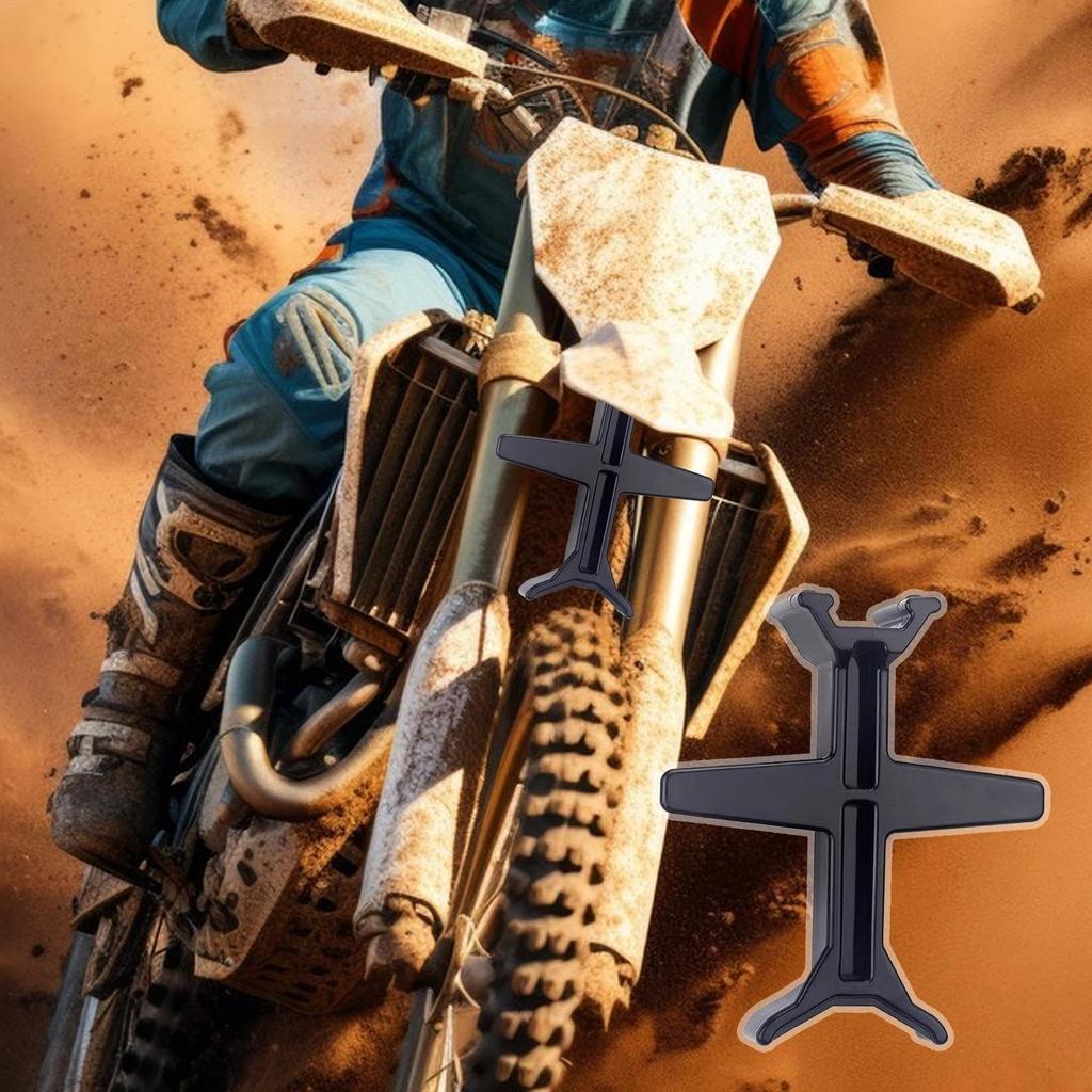 Bike Fork Guard,Front Fork Support,Front Fork Bracket Protector,Motorcycle Fork Saver Fork Brace Stabilizer Motorcycle Fork Cap Tool for Off-Road Bike