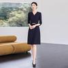 Women's Long Sleeve Professional Formal Work Dress