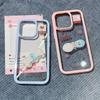 Ins Style Transparent Drop-Proof Case for Apple 17 ProMax, iPhone 16, 15, 14 - Korean Design