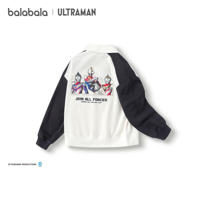 Balabala Boys  Ultraman Long Sleeve Polo T-shirt 90