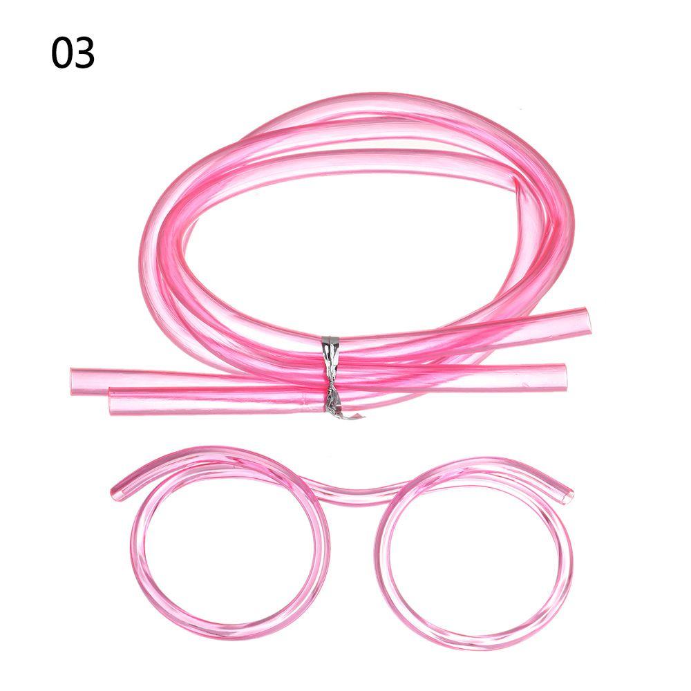 Creativity Soft PVC Glasses Straw Drinking Party Supplies Funny Toy