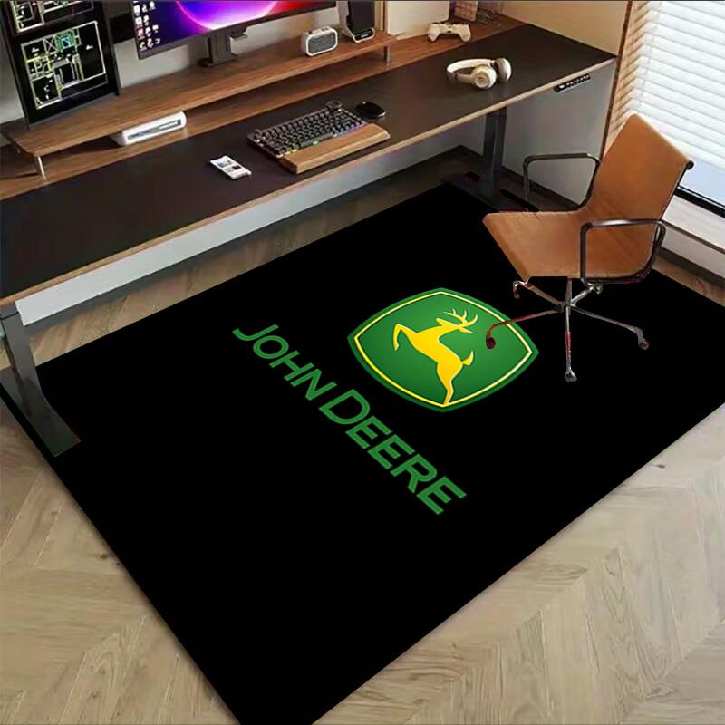 John Deere Logo Teppich Für Spielzimmer Schlafzimmer Wohnzimmer Sofa Heimdekor Kinder Spielbereich Teppich Rutschfeste Bodenmatte