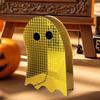 Halloween Ghost Decorations Halloween Acrylic Mirror Disco Ghost Decor Reflective Figurines For Holiday Indoor Kitchen Bar