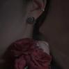 21FW. flower breeze. rose. earring 08