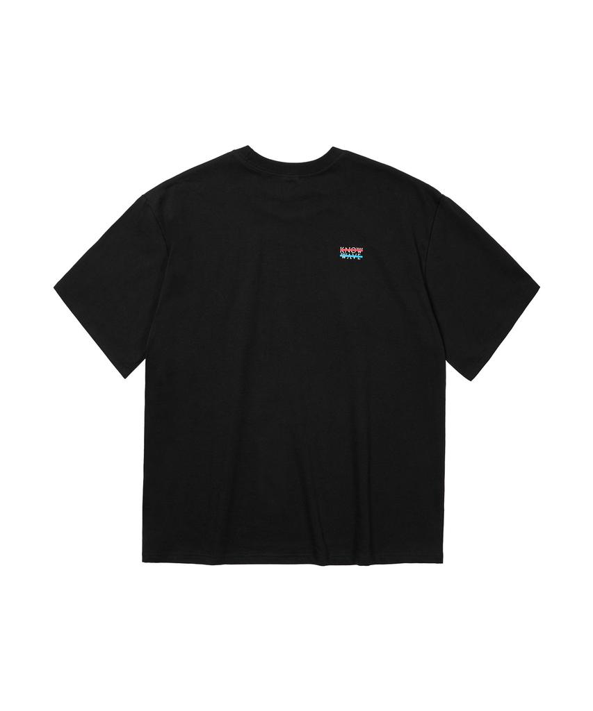 KNOW WAVE Disbandment Logo Tee Kn25T003Blk (Black)