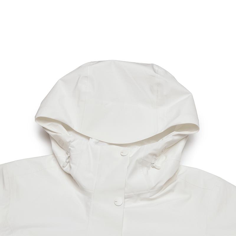 Fila Fleece Versatile Hooded Jacket Two-Piece Set Women Tops Snow-White A11W517706FWT