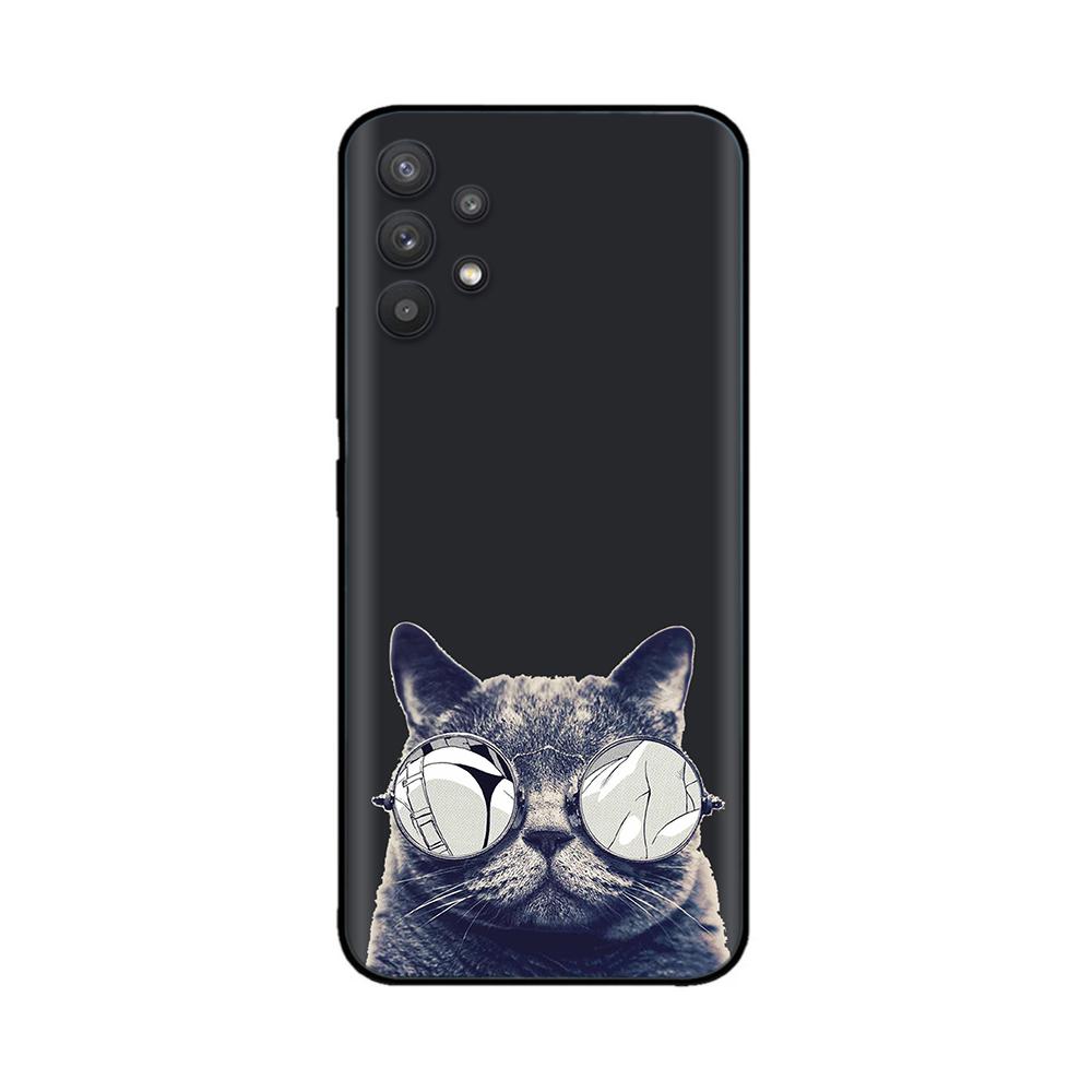 For Samsung A32 Case Soft Black Silicone Phone Back Cover for Samsung Galaxy A32 4G A325 A 32 5G A326 Case Fundas Coque Bumper