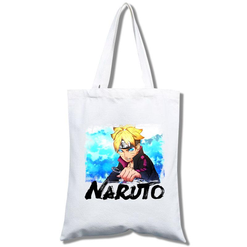 Day, Man Female Student Shopping Mobile Phone White Canvas Model Portable Messenger Bag Canvas Bag