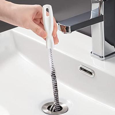 Die Größe der Abflussreinigungsbürste dringt in das Abflussloch ein; 45 cm weich von Mall
