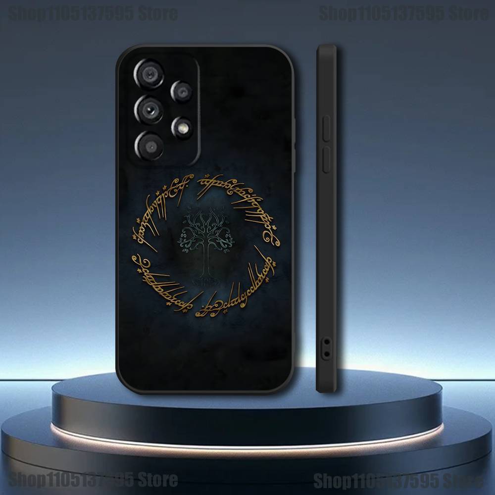 The Lord of the R-Rings Phone Case For Samsung Galaxy A20,A21s,A22,A31,A32,A52,A53,A72,73,A80 Soft Black Cover