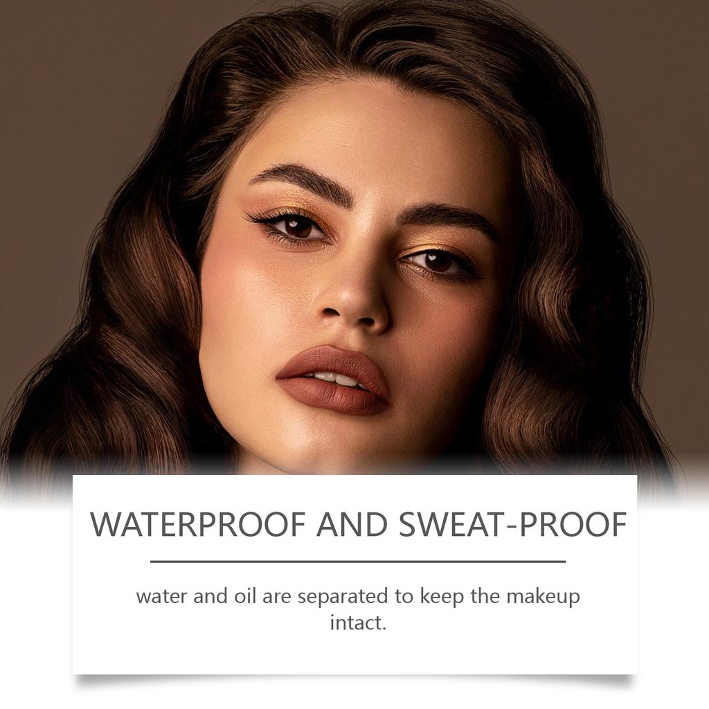 Zephoco Long-Lasting Eyebrow Tint Gel Waterproof Sweat-Proof Smudge-Proof Natural Brow Color 3 Shades for Defined Arch Shape