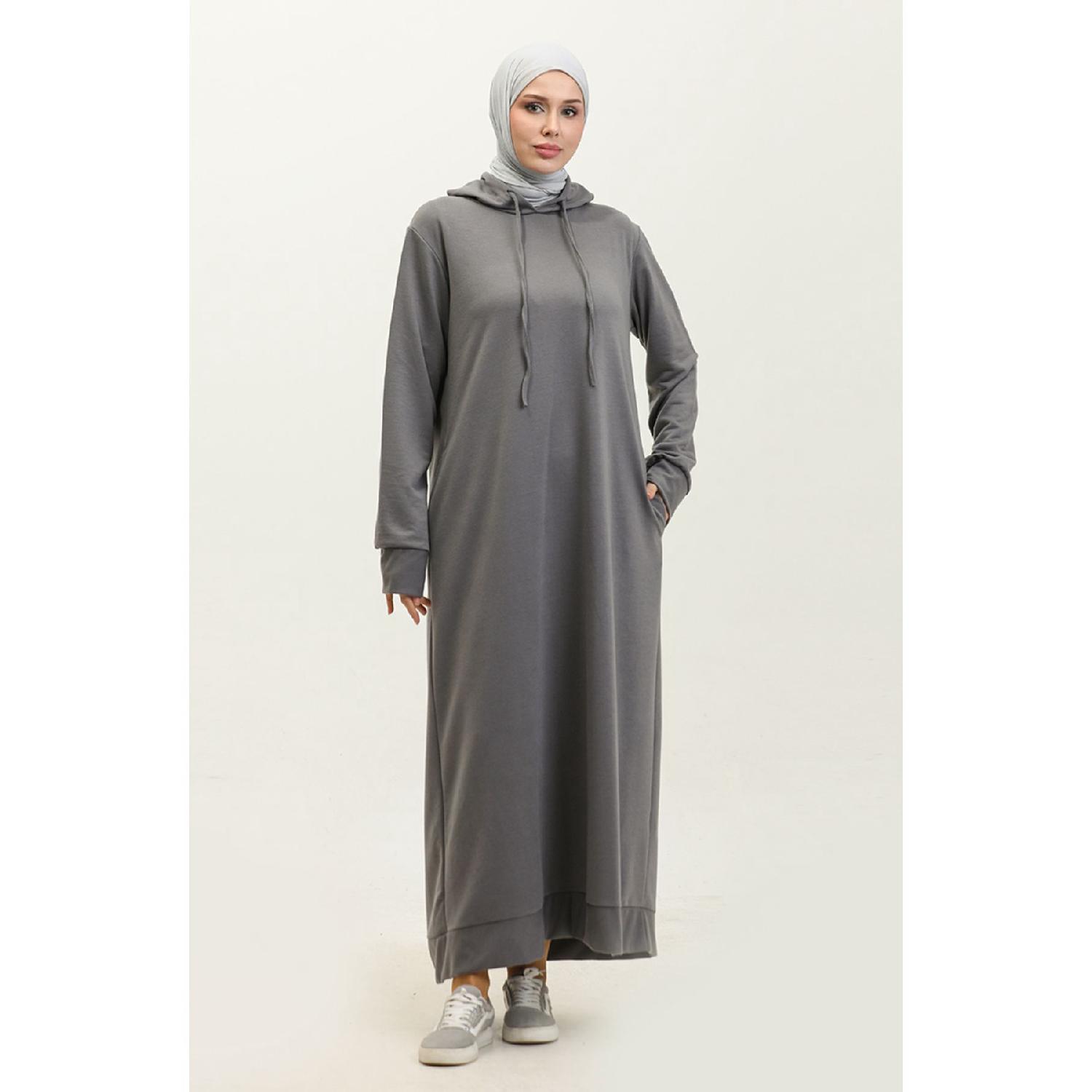 

Two Thread Hooded Sports Dress 0190-14 Smoked 42-44 grullo