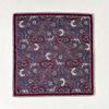 Wool Scarf Women'S Spring Summer Foreign Style Fashion Double-Sided Two-Color Shawl Silk Wool Small Square Scarf