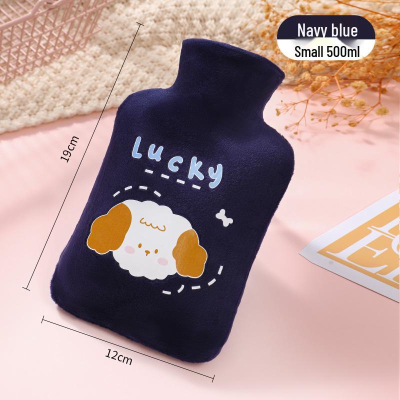 Large Hot Water Bottle - Versatile Hand Warmer & Belly Heat Pack with Water Injection