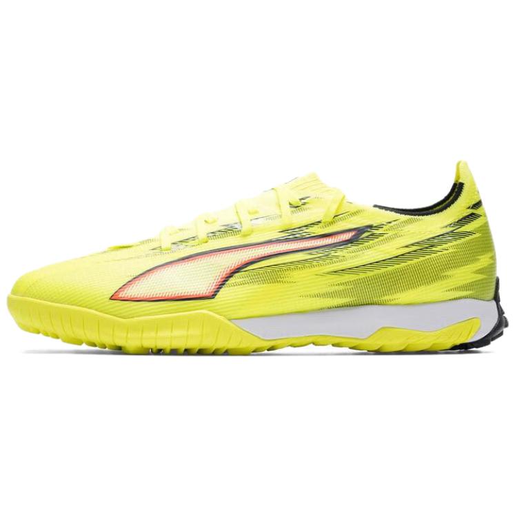 Puma Ultra 6 Comfortable Versatile TT (Rubber Studs) Durable Soccer Shoes Unisex Sneaker Fluorescent-Yellow 108975-01
