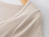 Wireless Bra Integrated Modal Square Neck Cool T-Shirt with Chest Pad