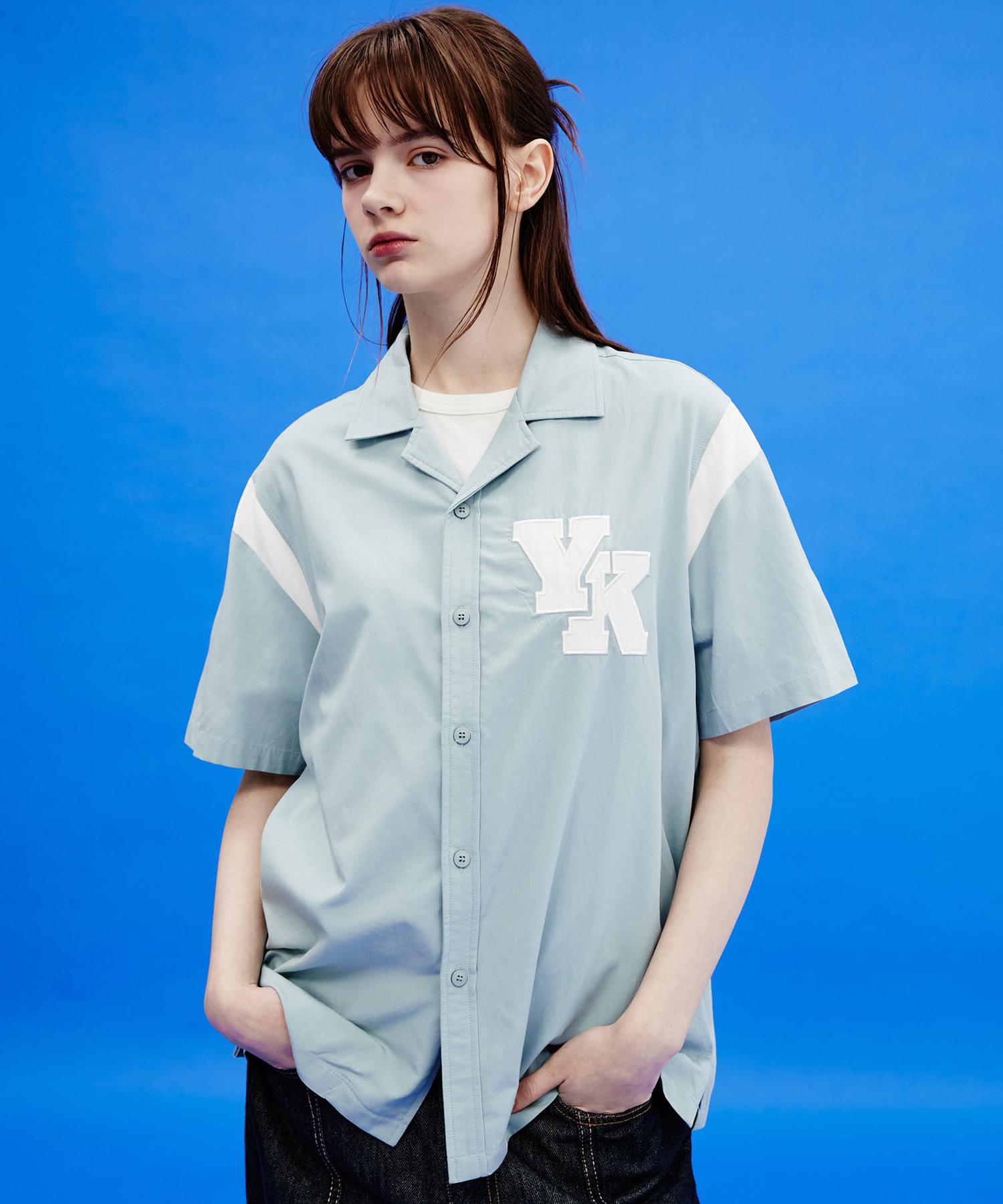 Yk Yk Varsity Short Sleeve Shirt Sky Blue Skyblue/2
