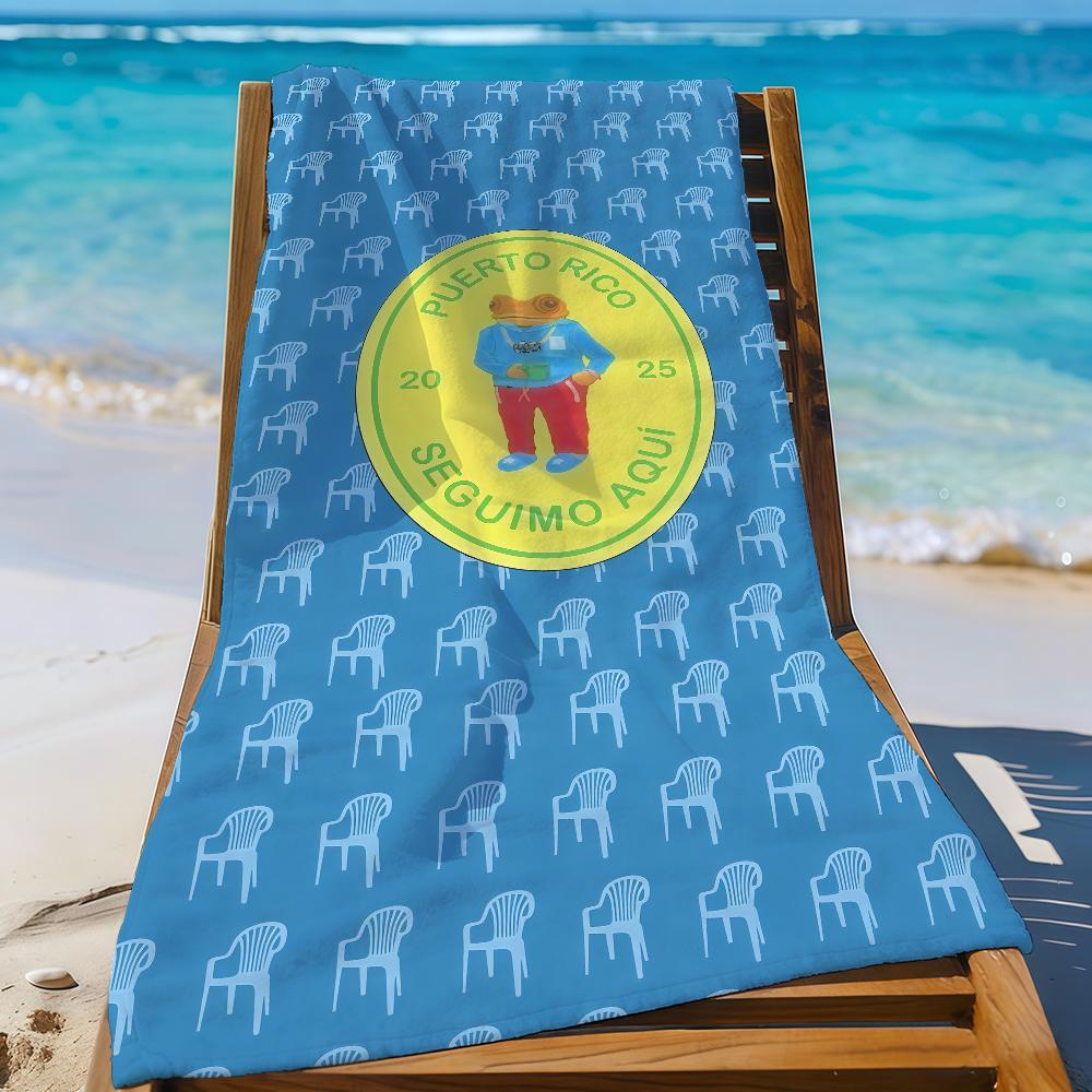 Tapis de refroidissement Singer B-Bad B-Bunny Sport Séchage Rapide Matériel de Voyage Camping Résistant au Sable Doux Léger Grande Serviette de Plage
