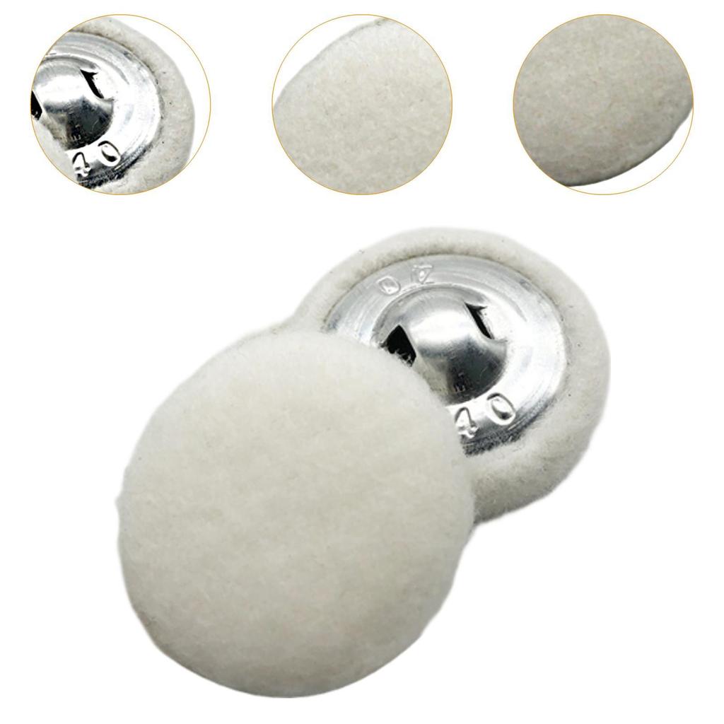 10x Fabric Cloth Covered Buttons 20mm for Jackets Bags Embellishments Coats