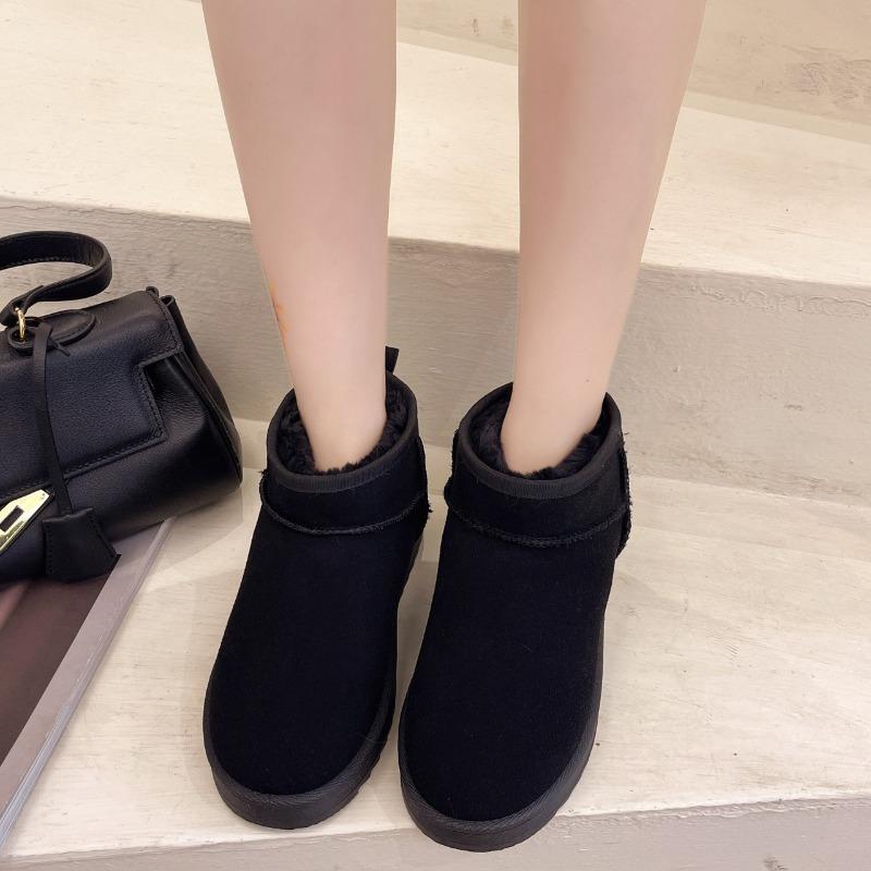New snow shoes winter models fleece thickened warm snow boots women's cotton shoes