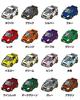 MKJP Custom Keychain Subaru Impreza WRX STI GDB Mid-term Base: White Car Color: Black