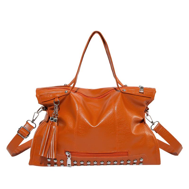Fashion tassel Women handbag Large Capacity PU Leather Ladies Soft Big Totes With tassels lady Messenger Shoulder Bag bolsos