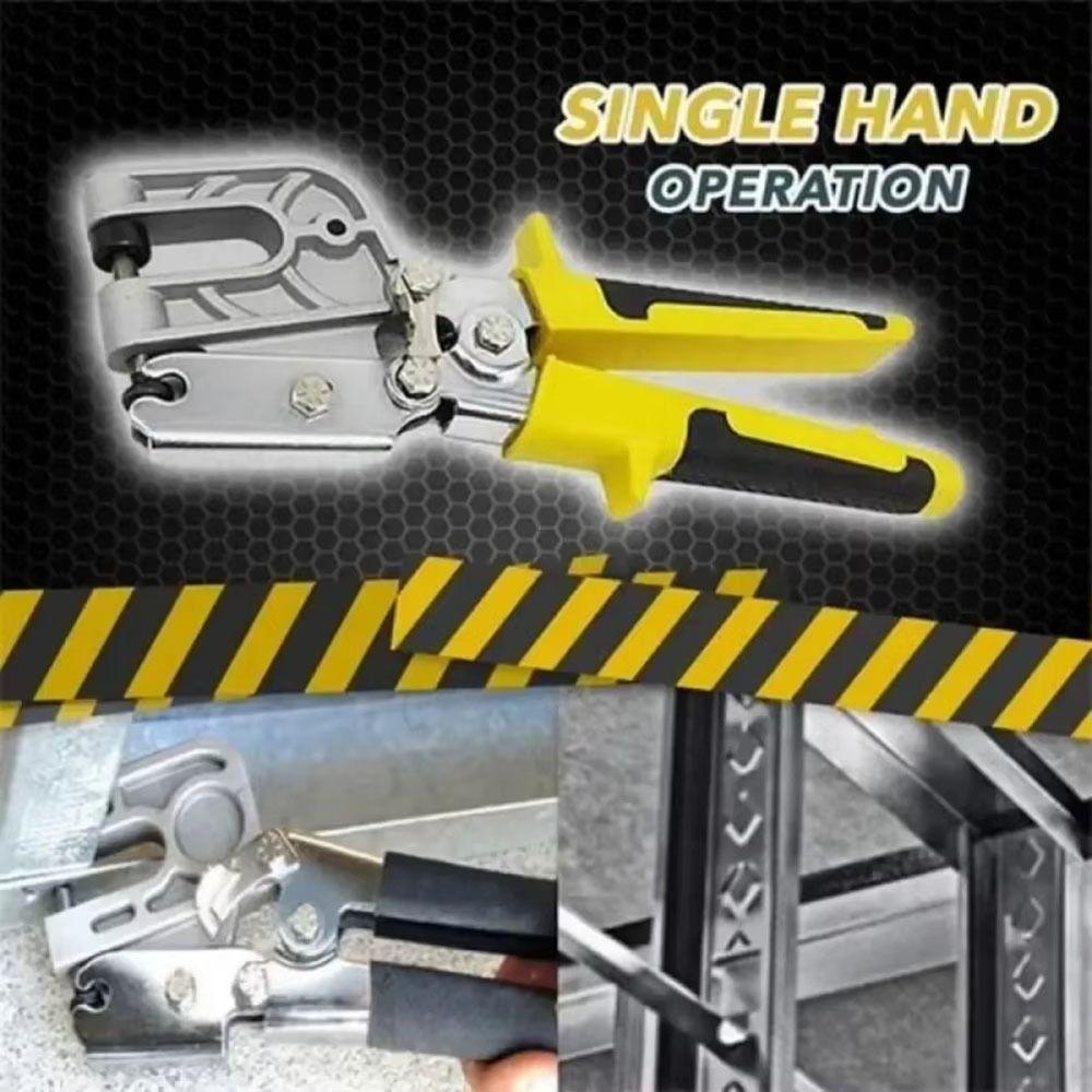 1Pcs Punch Lock Ceiling Punching Pliers Flat Mouth Stud Crimper Keel Forceps Wrench  Punching Tool