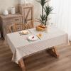 Modern Simple Tablecloth Cloth Art Polyester Cotton Printing Daisy Tassel Household Rectangular Table Cloth Tea Table Cloth