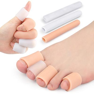 1 ks Gélový oddeľovač prstov na nohách Chránič prstov Silikónové vankúšiky na prsty na nohách Rúrky Rukávy Pre halluxy, mozole, pľuzgiere, otlaky Nástroj na starostlivosť o nohy