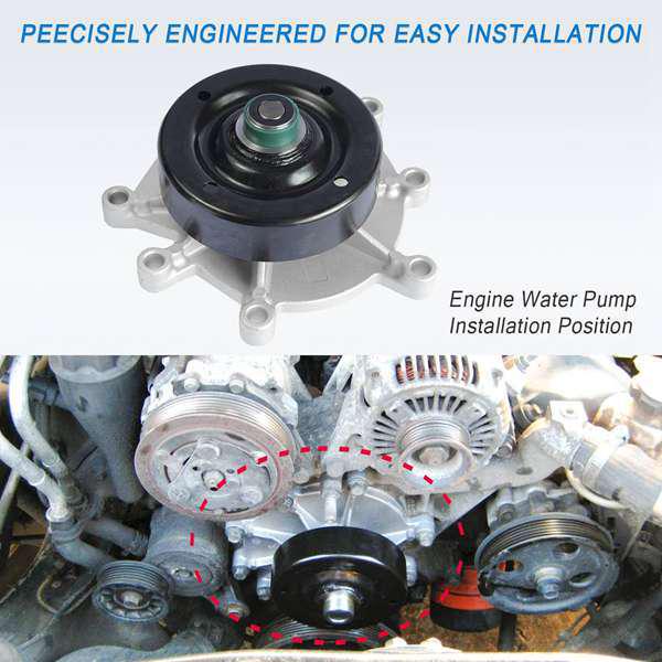 53021187AA Водяной насос подходит для Chrysler, Dodge Raider, Ram, Jeep и Mitsubishi. Linkteco