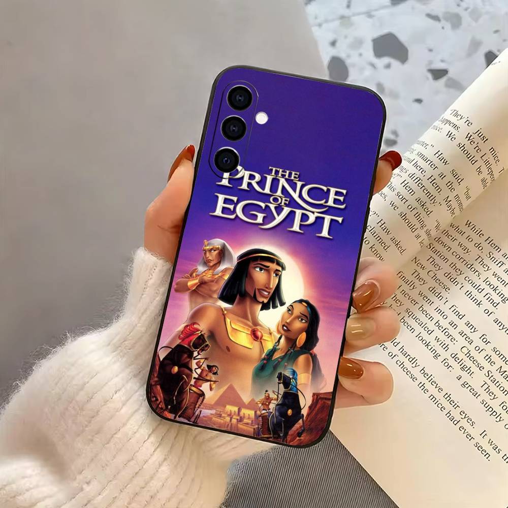 

The p-prince of E-Egypt-ES Phone Case Black Silicone Soft For Samsung Galaxy A73,A72,A71,A70,A53,A52,A51 Samsung a70