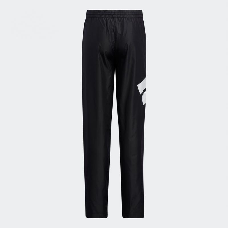 Adidas Breathable Lightweight Quick-Dry Letter Print Long Pants Kids Bottoms Black H47465