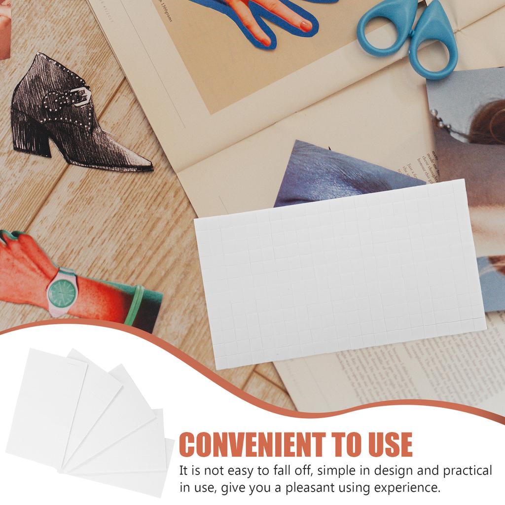 5 Sheets Double Adhesive Foam Squares for DIY Projects Card Making Scrapbook Decoration Craft Tools Foam Squares