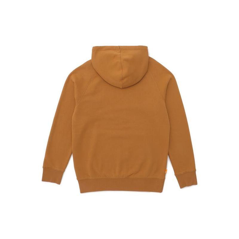 Timberland Oyster River Tree Logo Print Drawstring Hooded Long Sleeve Sweatshirt Men sweatshirt Yellow A69WN-P47