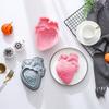 DIY Brain Dessert Mold Non-Stick Halloween Baking Silicone Mold Heart shape Cake Mold  Fondant