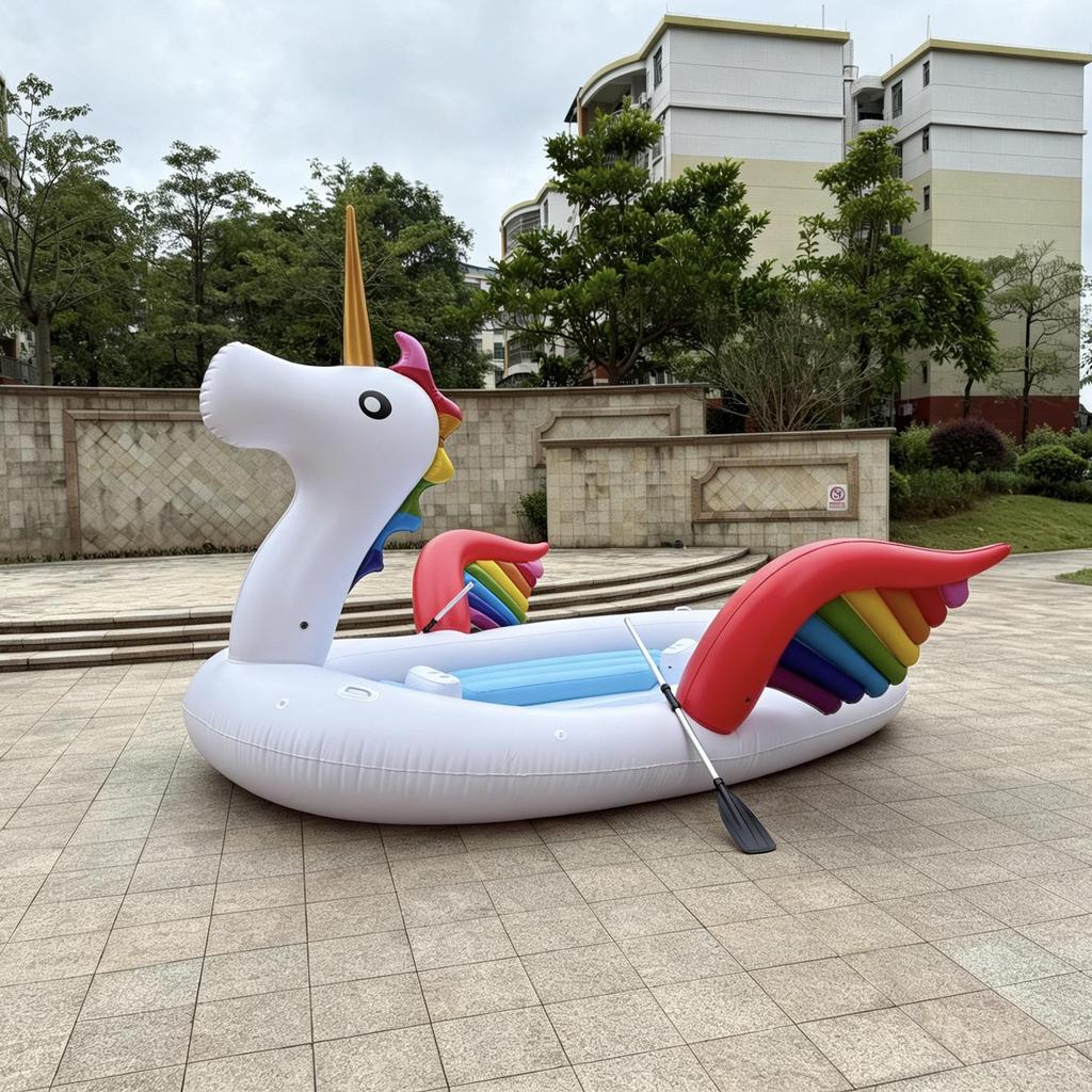 Inflatable Unicorn PVC Water Raft