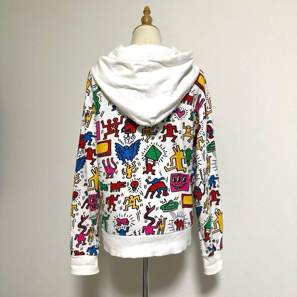 [USED] BIGBANG×Keith Haring Zip-up Hoodie M Colorful