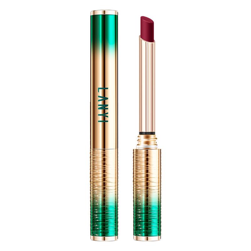 Lan Yi Wasserdichter Feuchtigkeitsspendender Lippenstift - Nude Aufhellender Bohnenpasten-Ton
