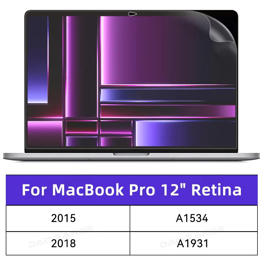 Screen Protector for MacBook HD Soft Film for Air 13 inch M1 M2 Pro 11 13 14 15 16 inch Touch Bar Max Cover Guard Accessories 4