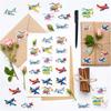 500Pcs/Roll Cartoon Airplanes Kids Rewards Stickers - DIY Scrapbooks Album Decor Sealing Label Decals