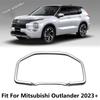 Dashboard Trument Screen Frame Panel Cover Trim For Mitsubishi Outlander - 2026 Black / Matte / Carbon Fiber Accessories