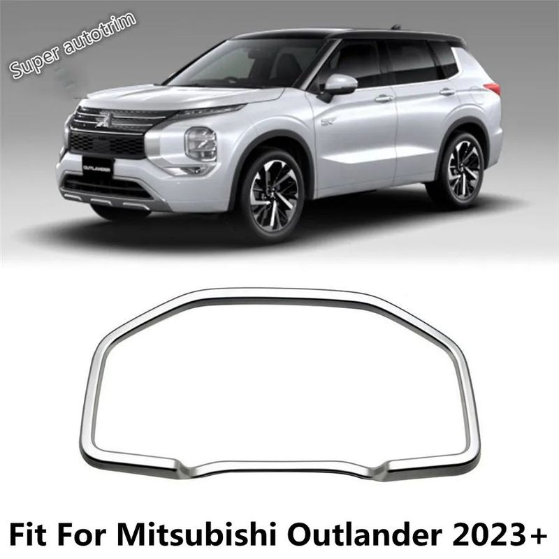 Dashboard trument Screen Frame Panel Cover Trim For Mitsubishi Outlander - 2026 Black / Matte / Carbon Fiber Accessories
