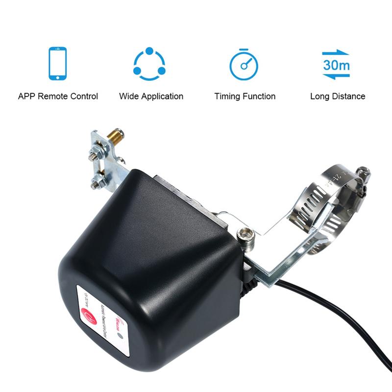 

Fresh For Work With Alexa Google EU Plug Tuya Zigbee Smart Wireless Control Water Valve For Smart Home Automation Control Valve чорний