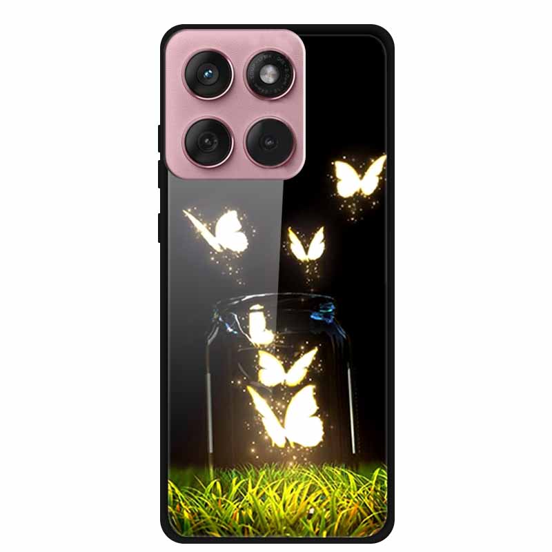 For Motorola Edge 60 60s 5G Case Hard Back Cover Tempered Glass Case For Motorola Edge 60 Fusion Phone Case Soft TPU Bumper Para