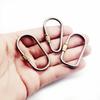 Retro Style Titanium Alloy Keychain: Outdoor EDC Carabiner with Quick Release Brass Buckle and Backpack Hanger