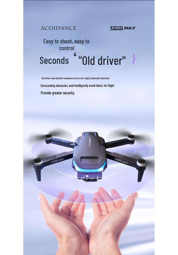 K101MAX Dual Camera Foldable Drone with Optical Flow, 4K Aerial Photography, and Three-Way Obstacle Avoidance