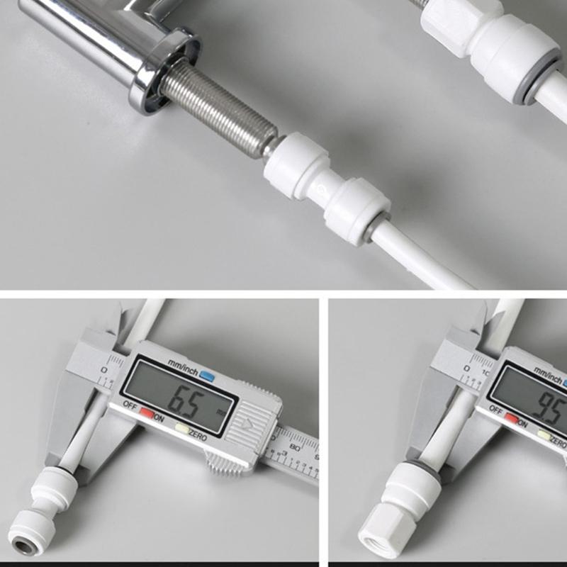 10 STÜCKE Auslaufsicheres Wasserhahn Schnellanschluss-Set Universelles Wasserfilter-Adapterset Einfache Installation für Wasserreiniger